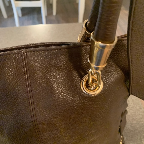 Kristen Bell for Erica Anenberg Shoulder Bag! Large Genuine Leather Bag! - Picture 6 of 16